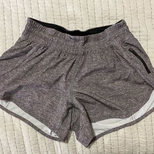 Gray Lululemon shorts size 8